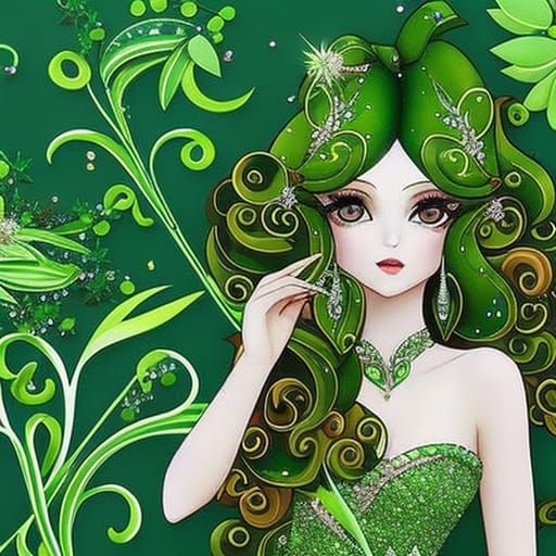 Adorable Baby Elf with Glitter Wings