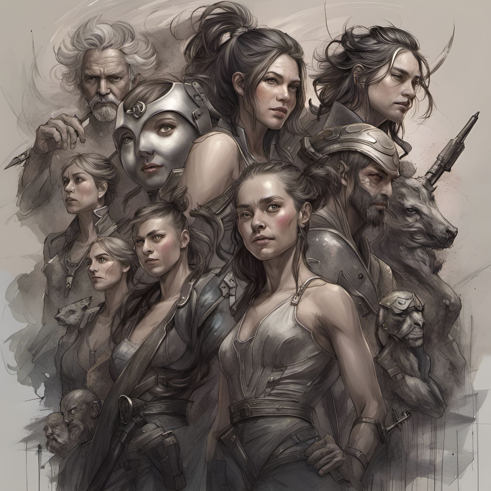 Team Assembly: Hyperdetailed Cinematic Art