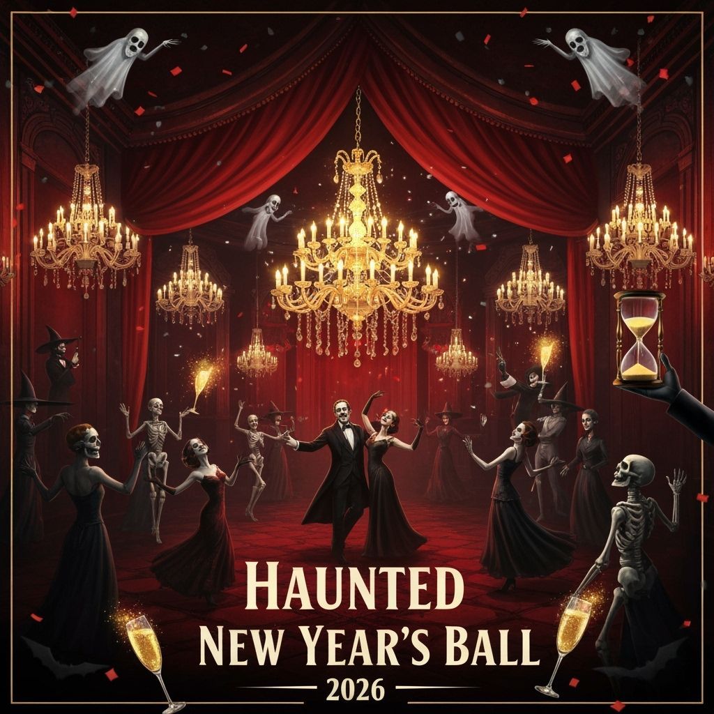 Gothic New Year's Eve Ball Movie Poster