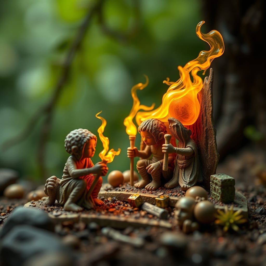 Ethereal Figures: A DMT-Inspired Vision