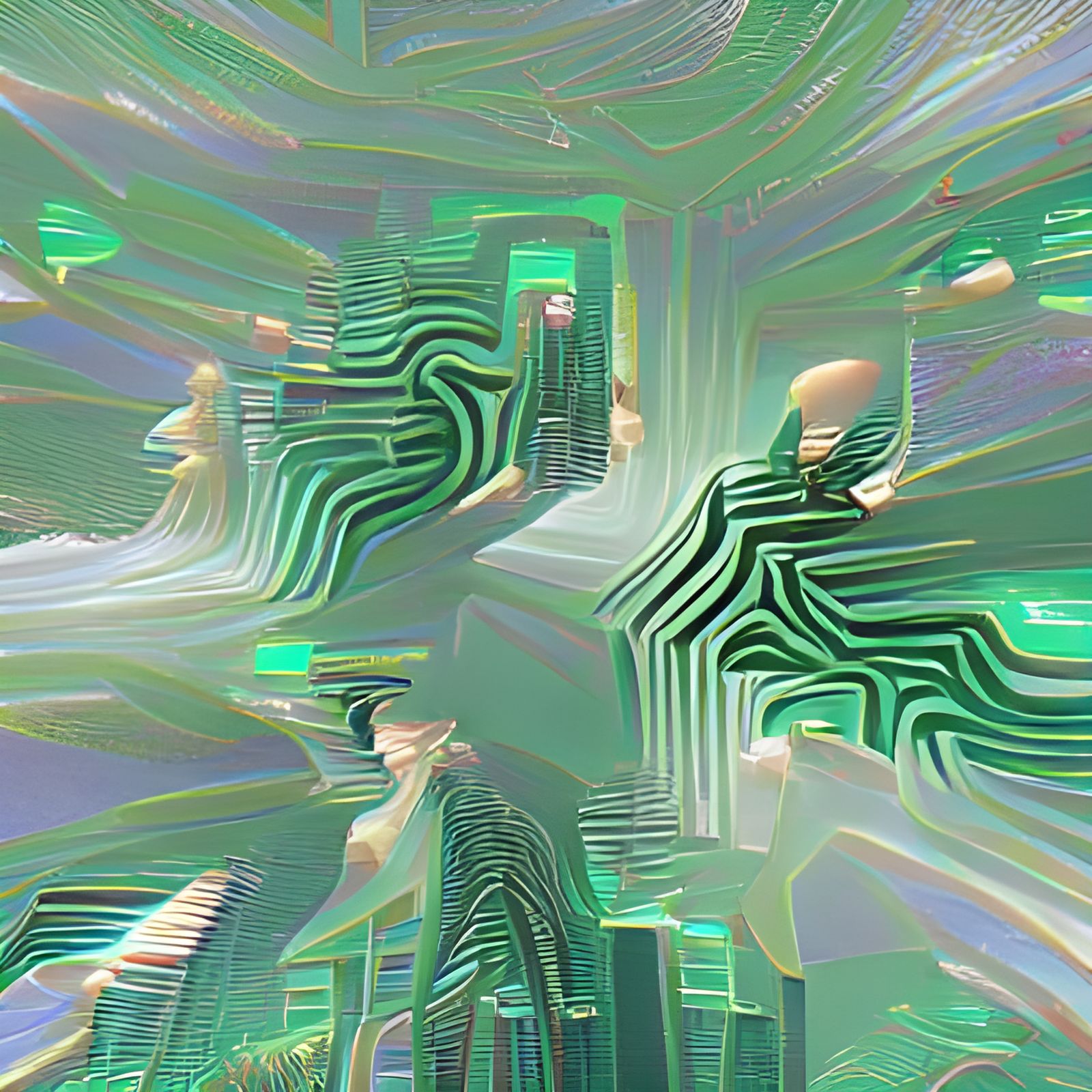 Abstract Matrix Code Visualization