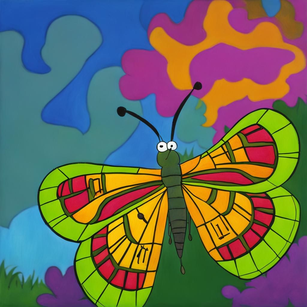 Cartoon Butterfly by Stephen Hillenburg