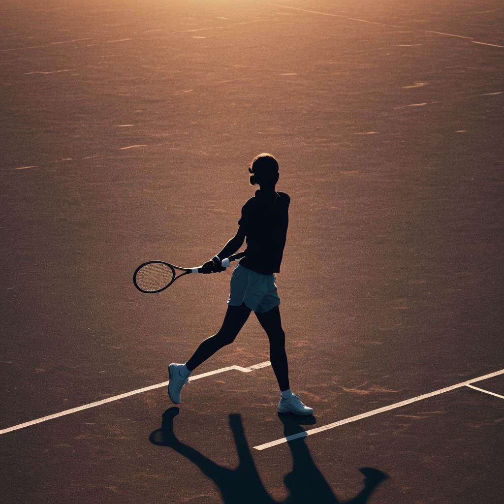 With each swing, she fortified her resolve, vowing to transf...