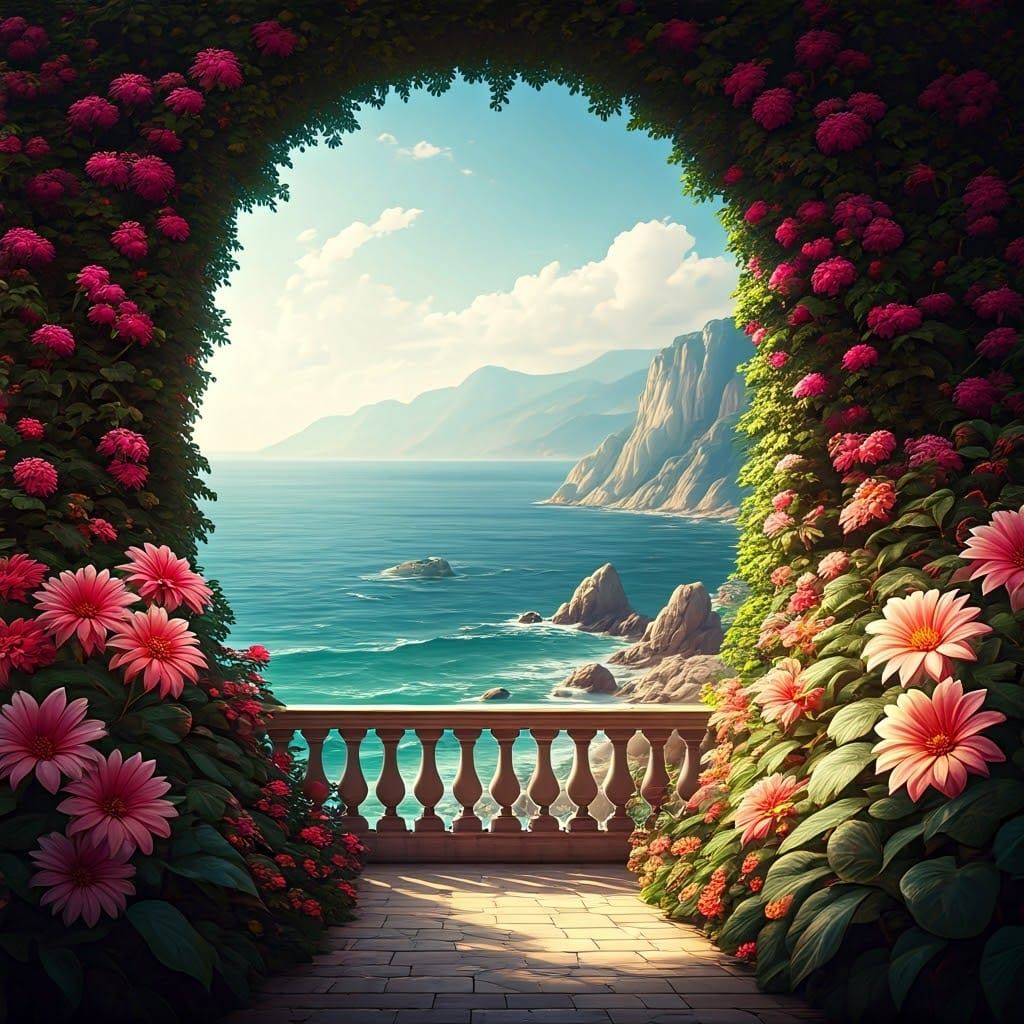 Renaissance-Inspired Coastal Garden