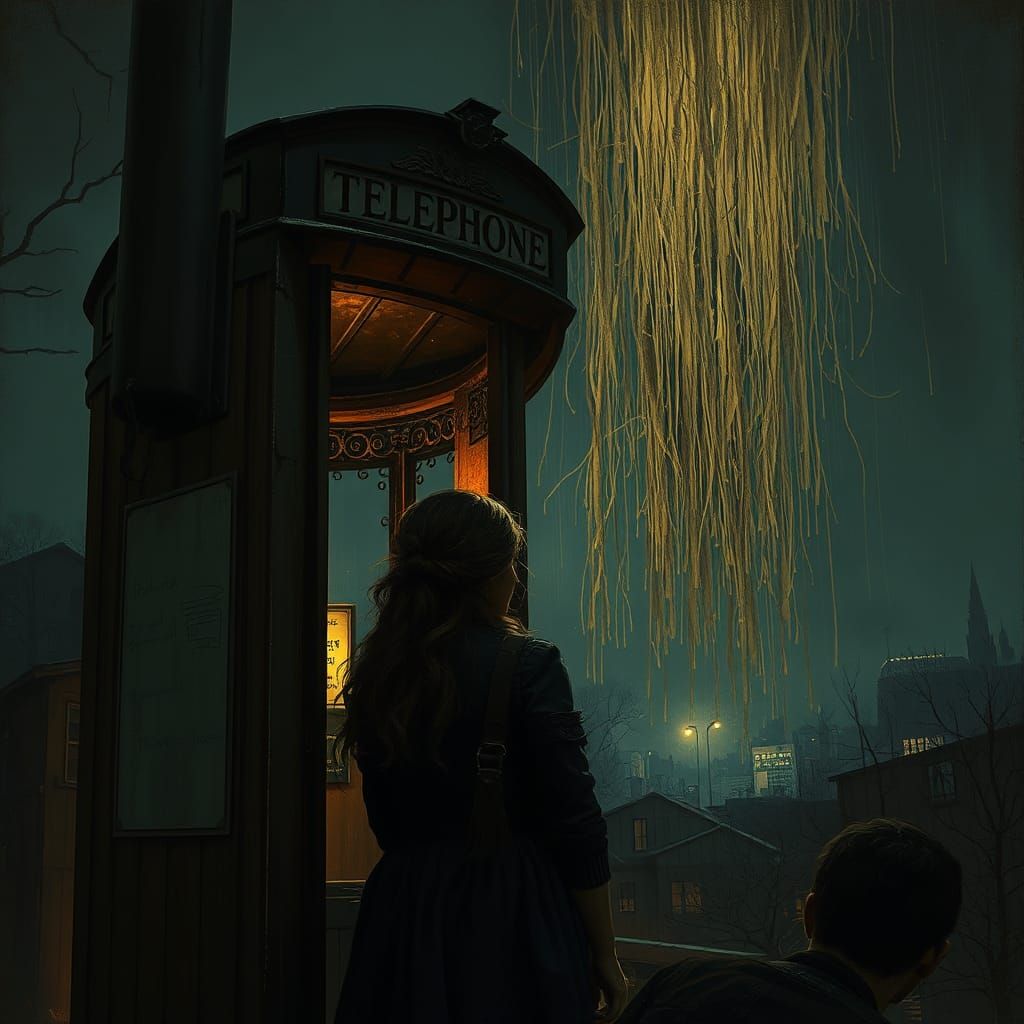 Spaghetti Rain: Post-Apocalyptic Horror Scene