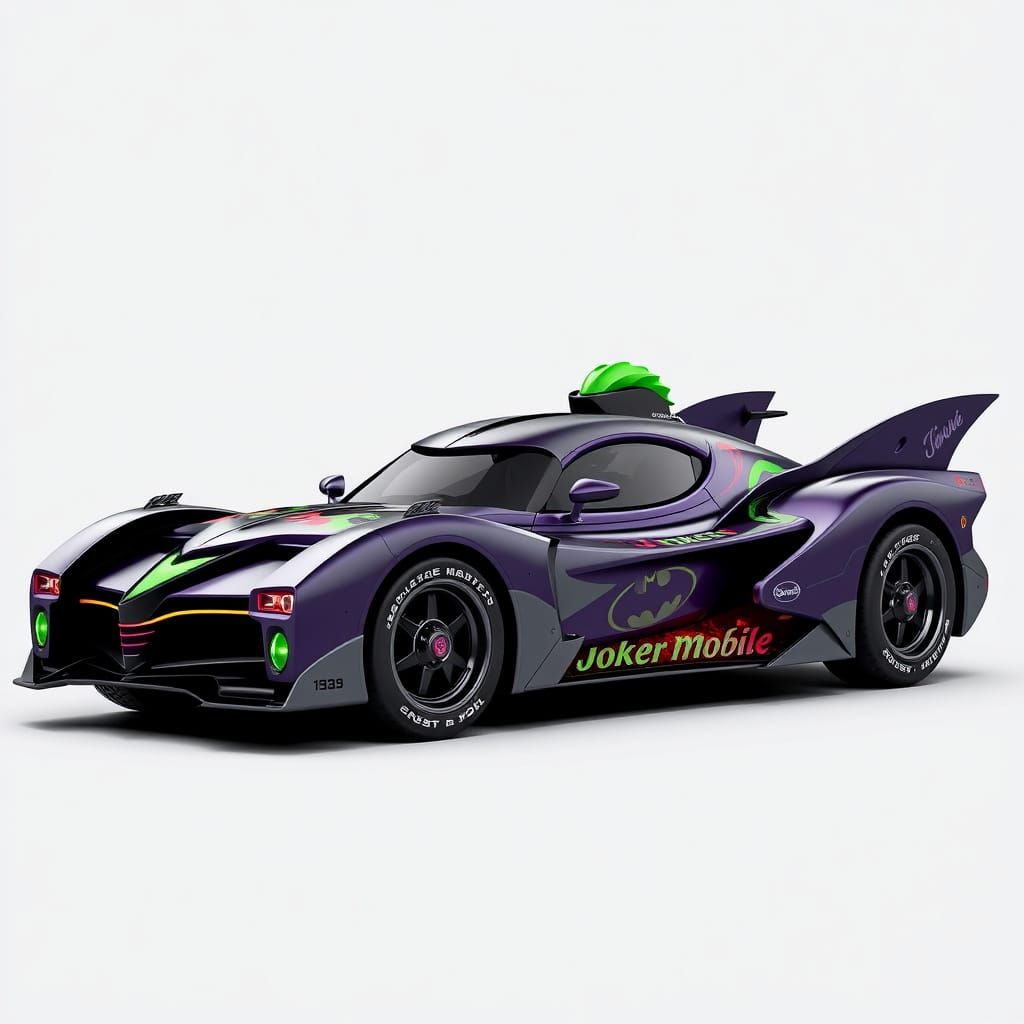 The Jokermobile: A Villainous Vehicle Design
