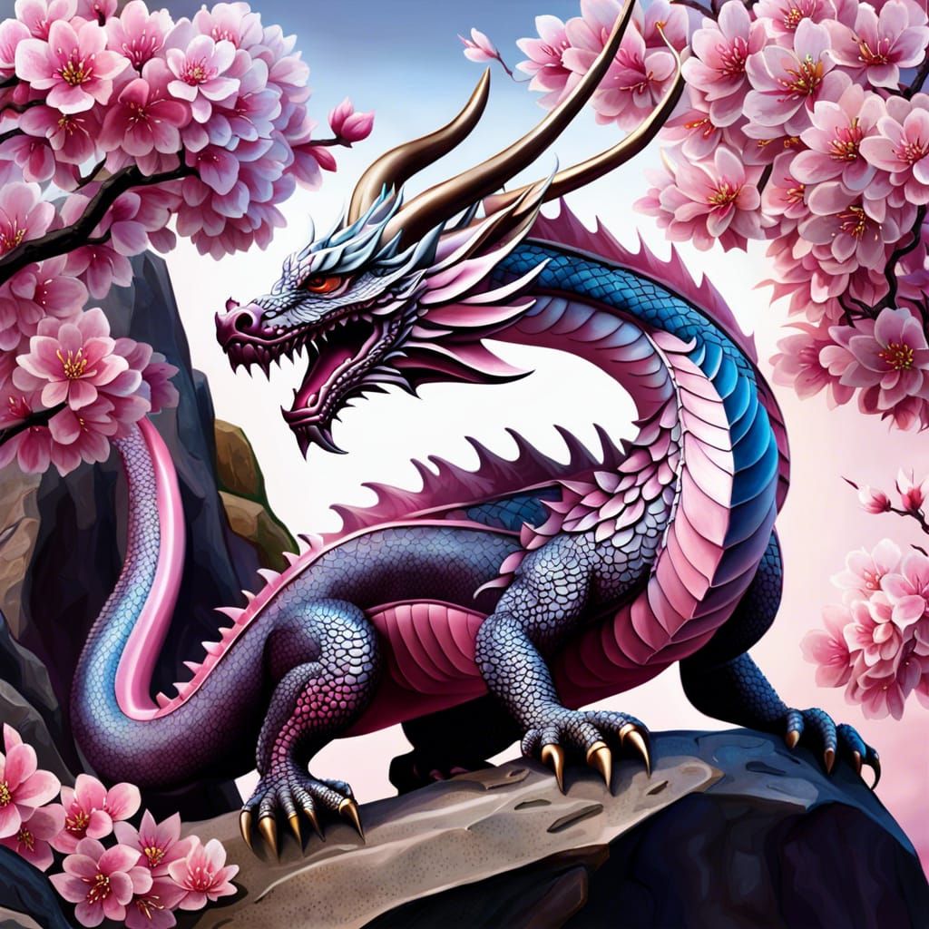 Cherry Blossom Dragon