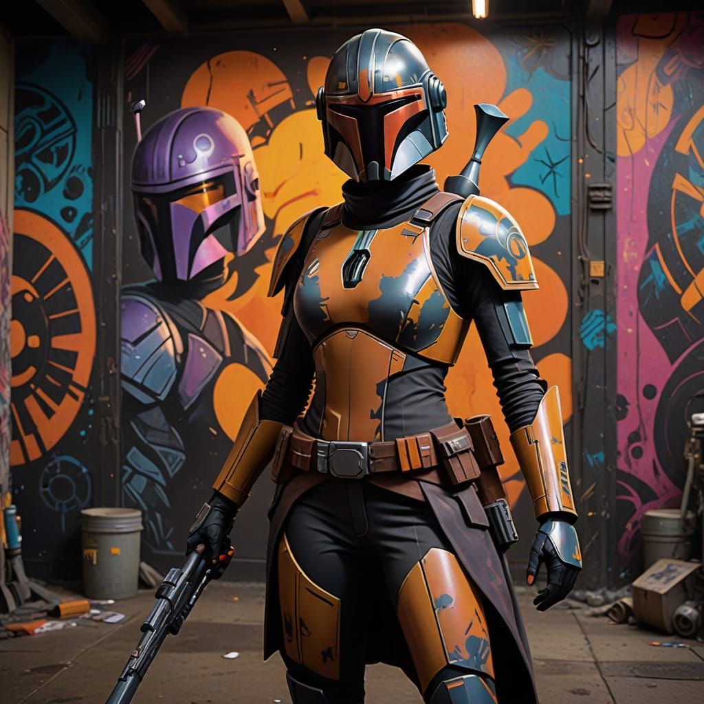 Sabine Wren in Mandalorian Armor, Star Wars Rebels Hero