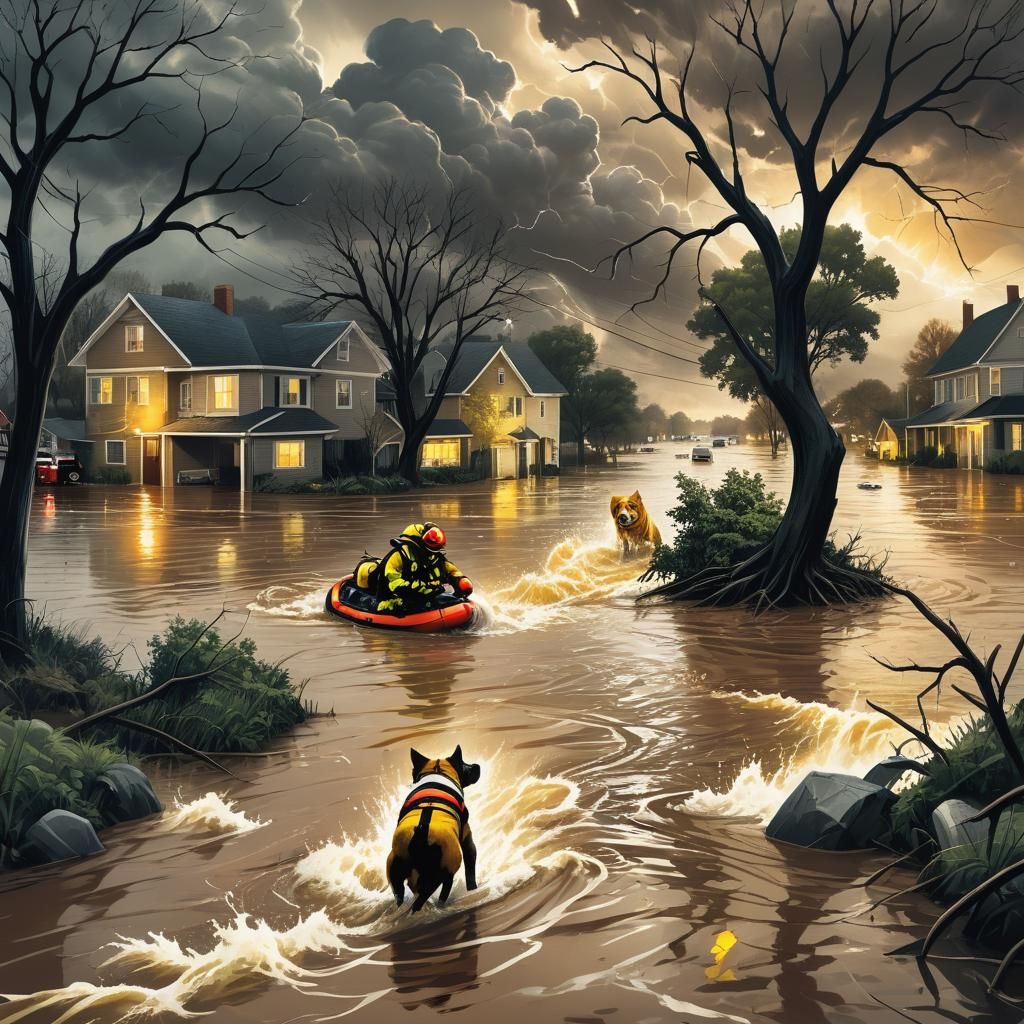 The big flood as it is right now in Austria