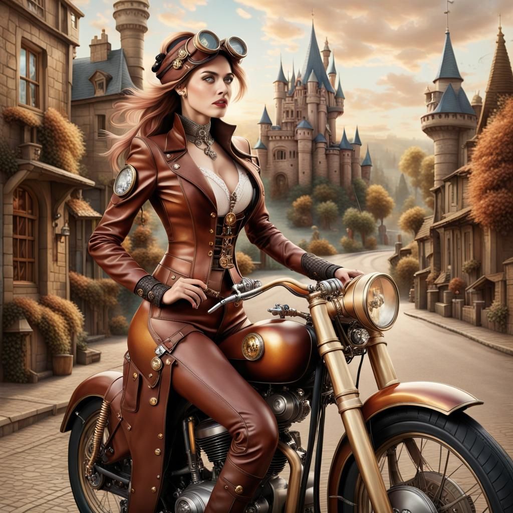 A  photorealistic image capturing the essence of a gothic st...