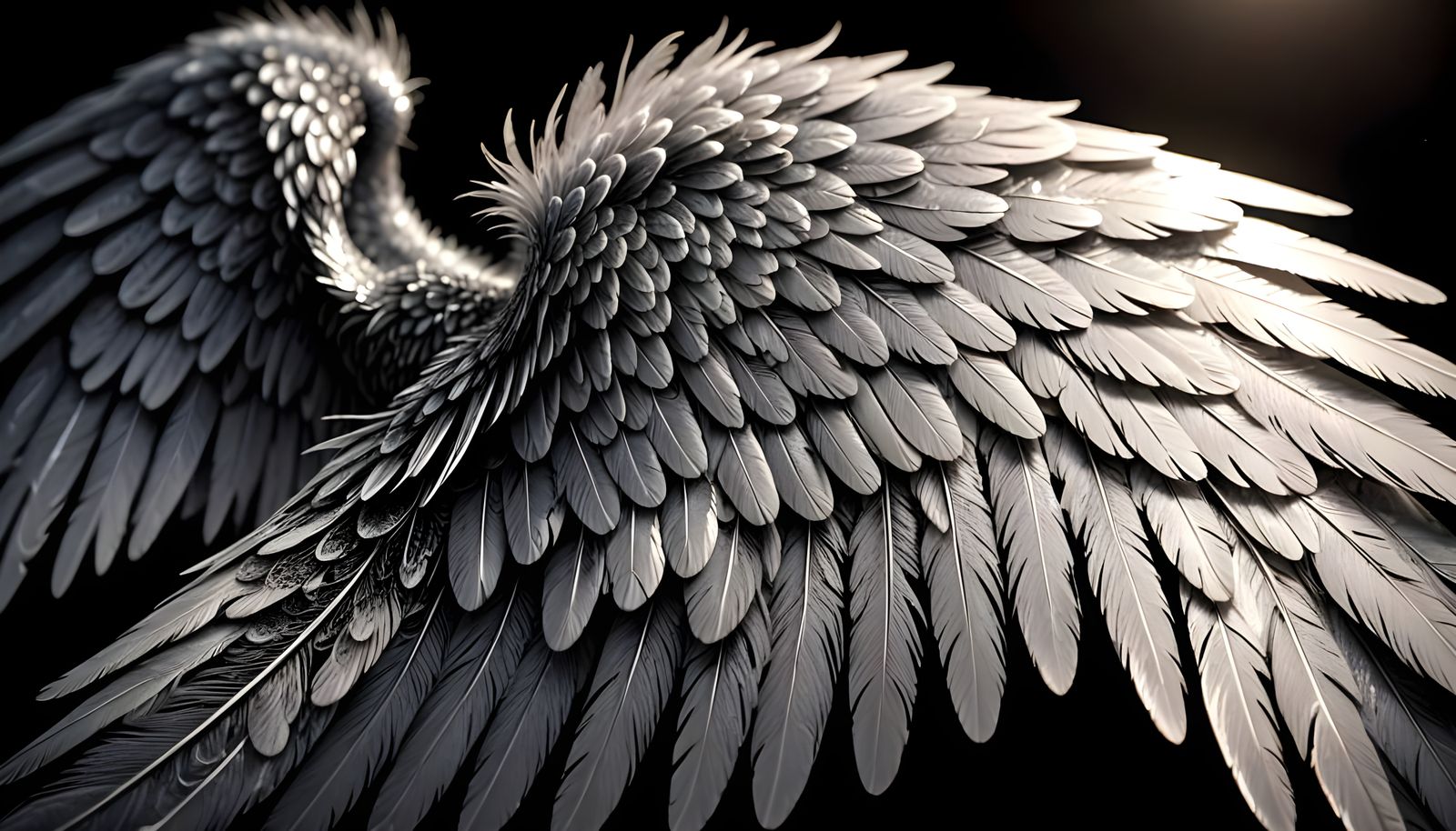 Photorealistic Angel Wings in 4K Detail