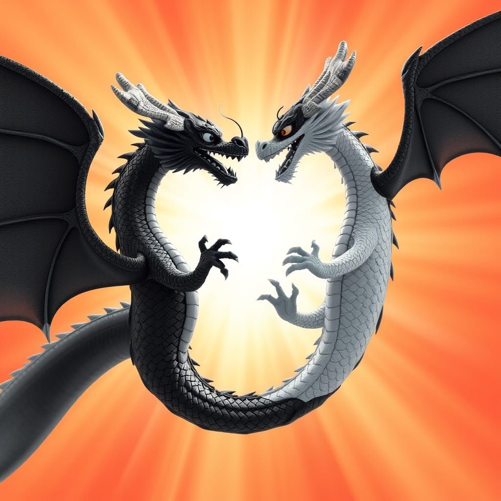 Cinematic Dragon Brothers in Harmony