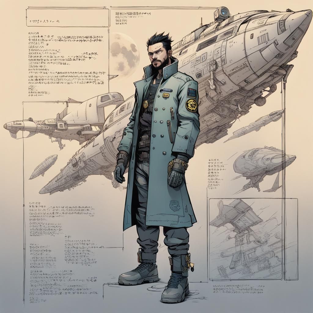 Cyberpunk Moby Dick: Captain Ahab in 2099