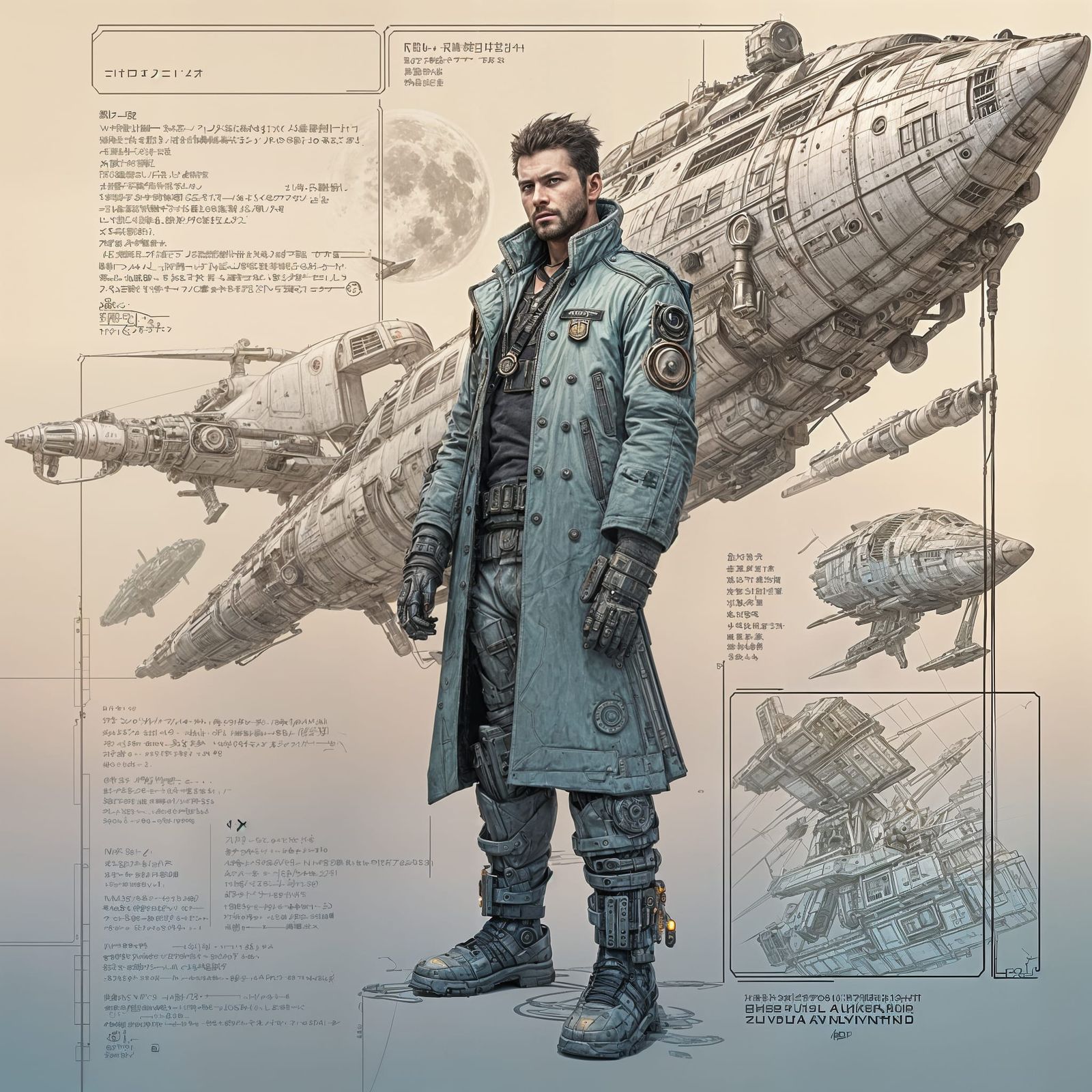 Cyberpunk Moby Dick: Captain Ahab in 2099