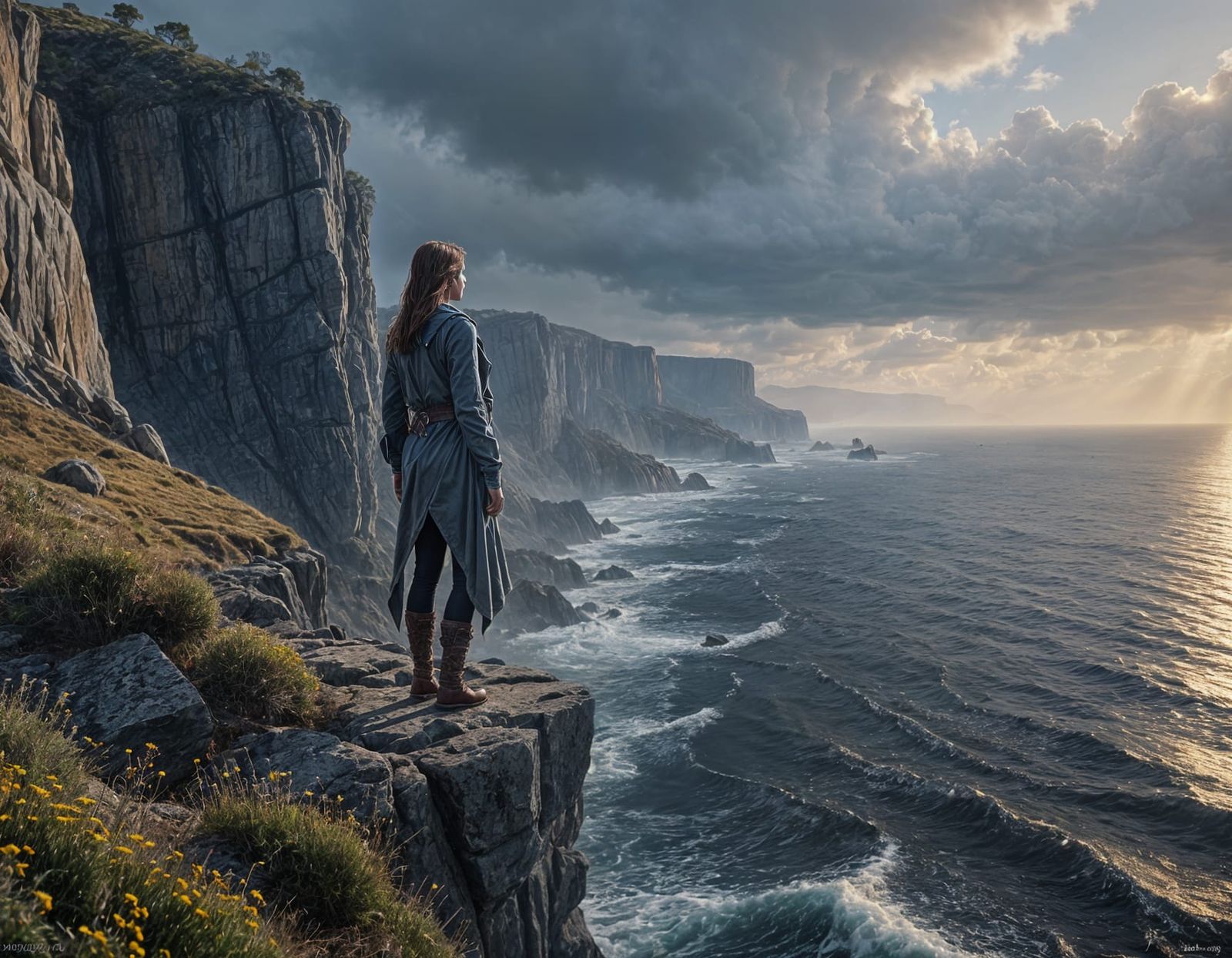 Ethereal Landscape with a Heroic Figure