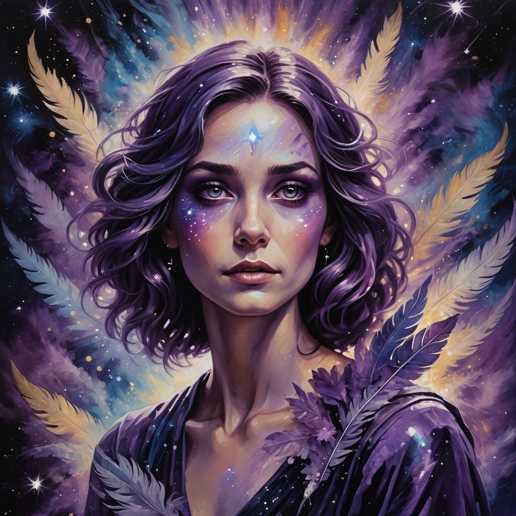 Cosmic Illusionist Conjures Galactic Scene as Film Noir