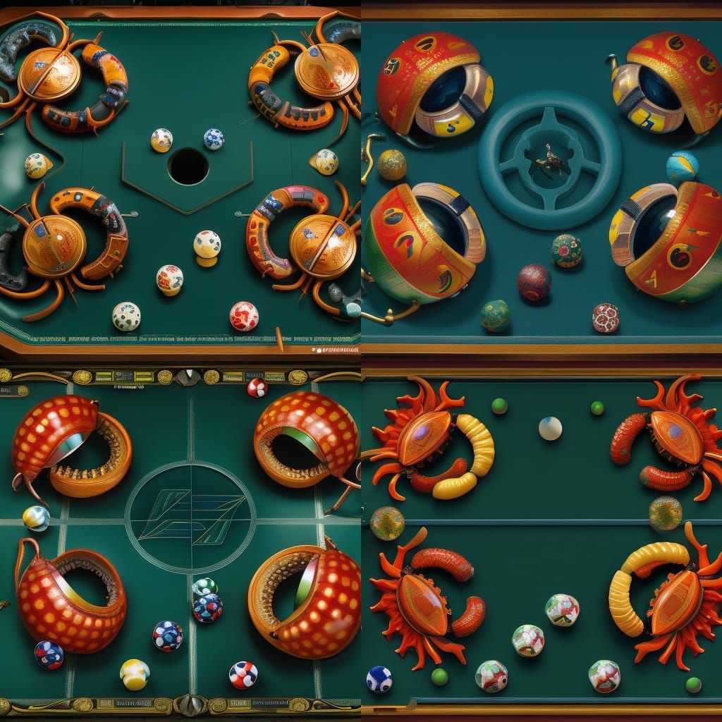 Crabs Playing Craps in Ghibli-esque 3D Art