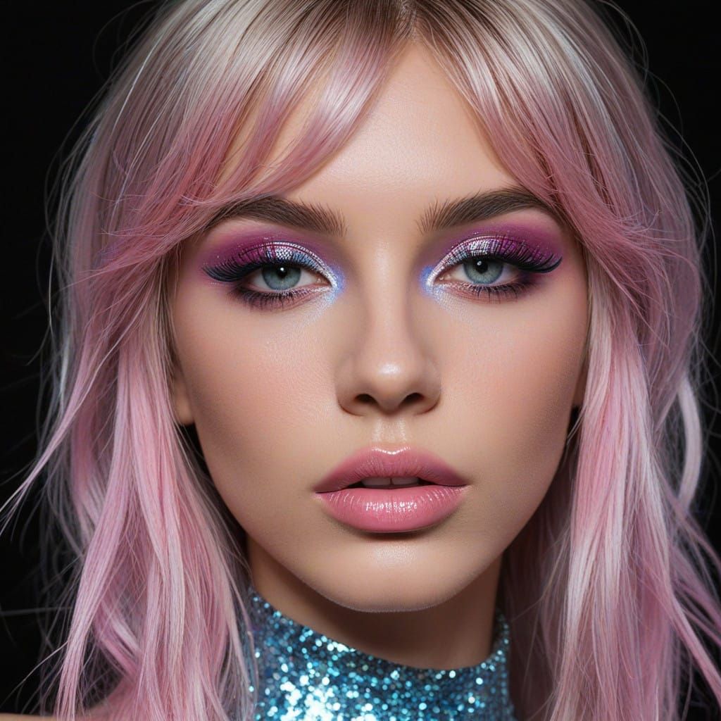 Glamorous Snake-Inspired Makeup Look