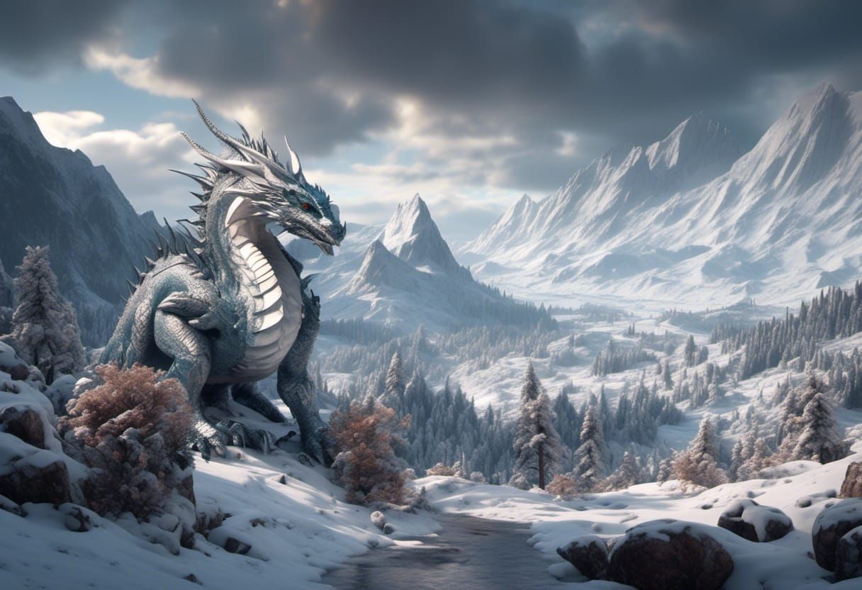 Dragonesque 3D Game Cinematic Feel, Epic 3D Videogame Graphi...