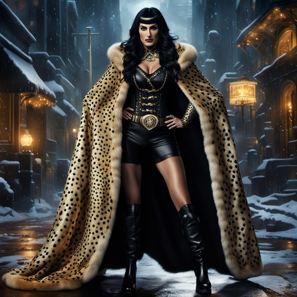 Wrestler Nikki Bella as Zatanna: Digital Art