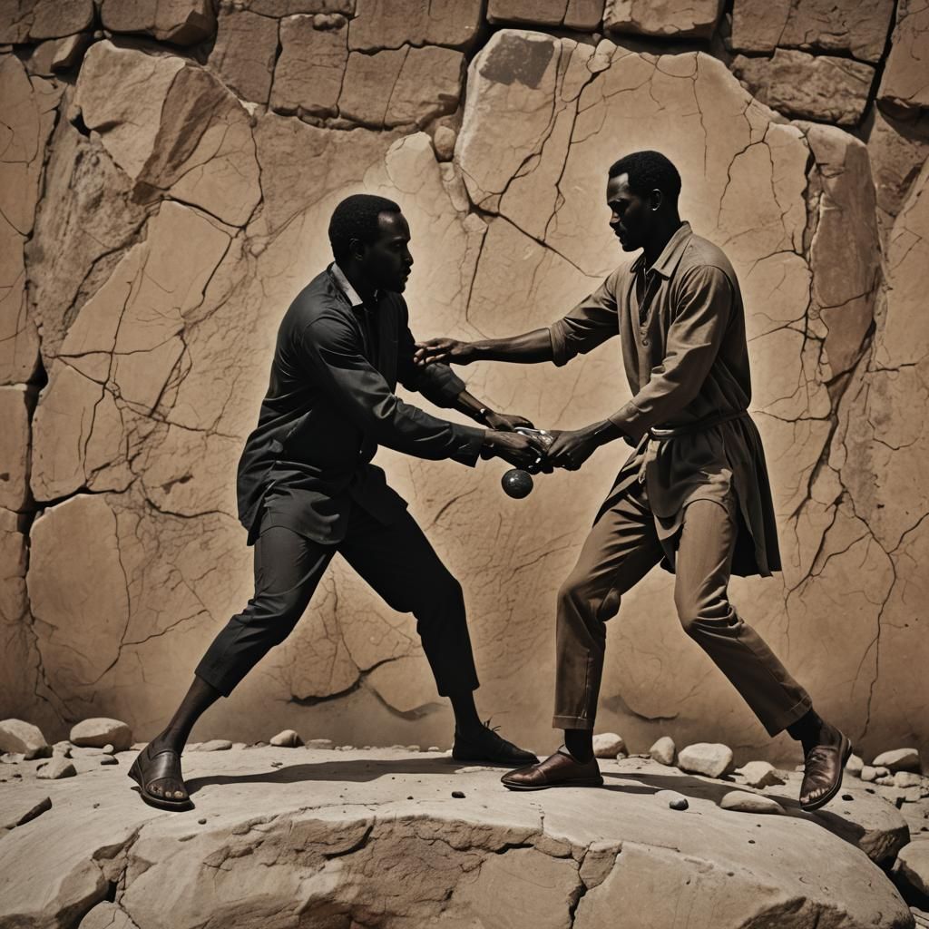 Cain Slaying Abel: A Biblical Tragedy