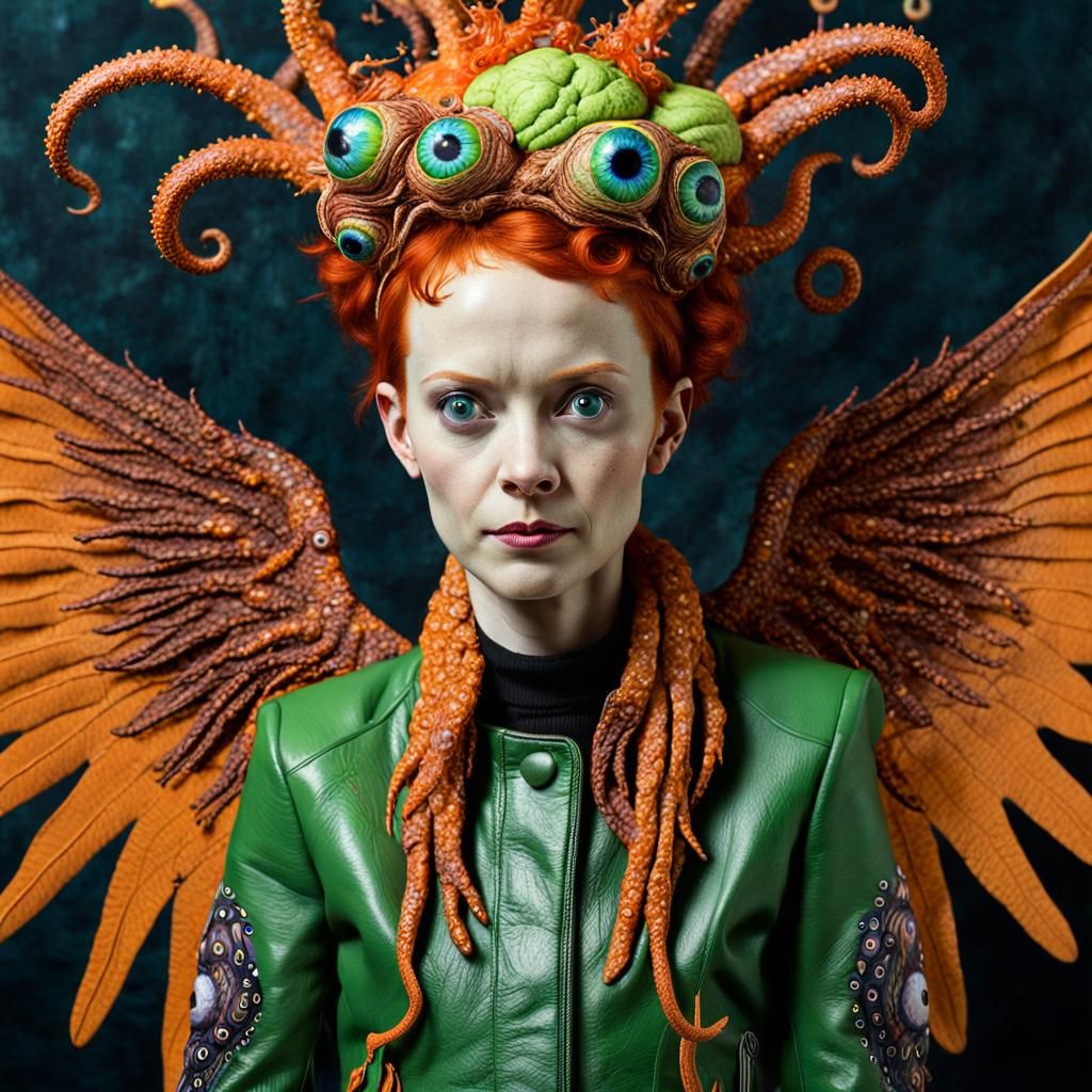 Surrealist Yog-Sothoth Host in 1970s Fashion