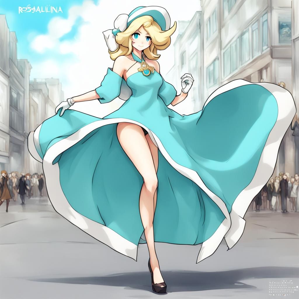 Rosalina as Anime Fashion Model