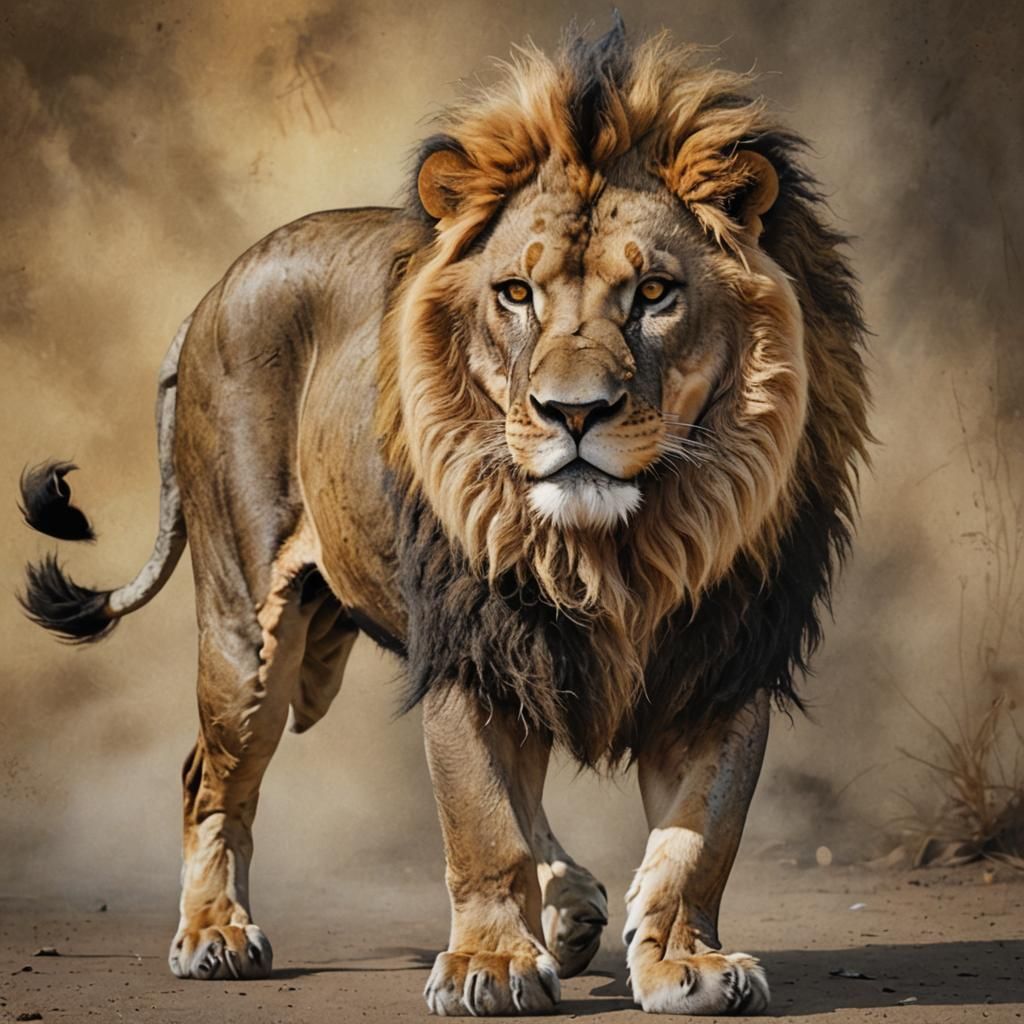 The legendary lion warrior Mr. T aka Mohawk aka SaTan Mapogo...