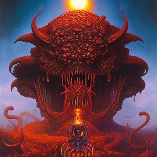 Uvhash: Blood-Mad God of the Void