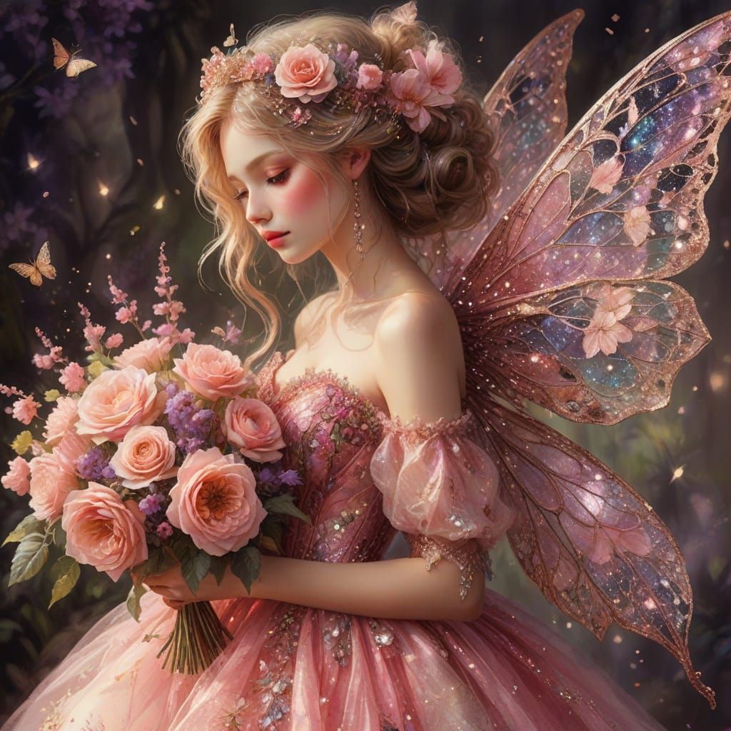 Rosy night fairy