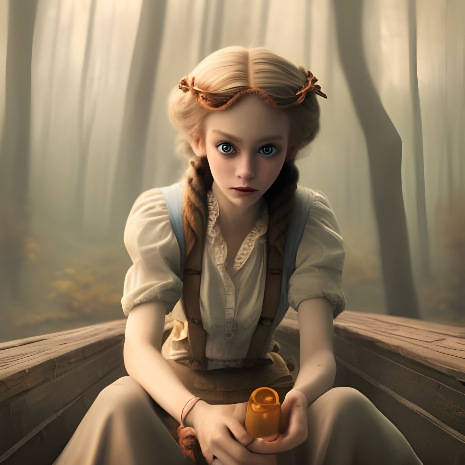 Steampunk Girl's Picnic: A Wes Anderson Inspired Scene