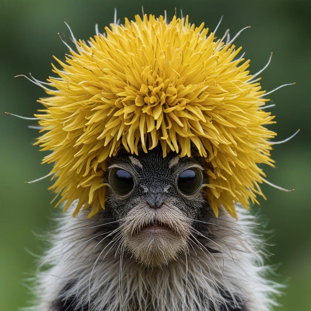 Whimsical Dandelion Masterpiece in Herb Ritts Style