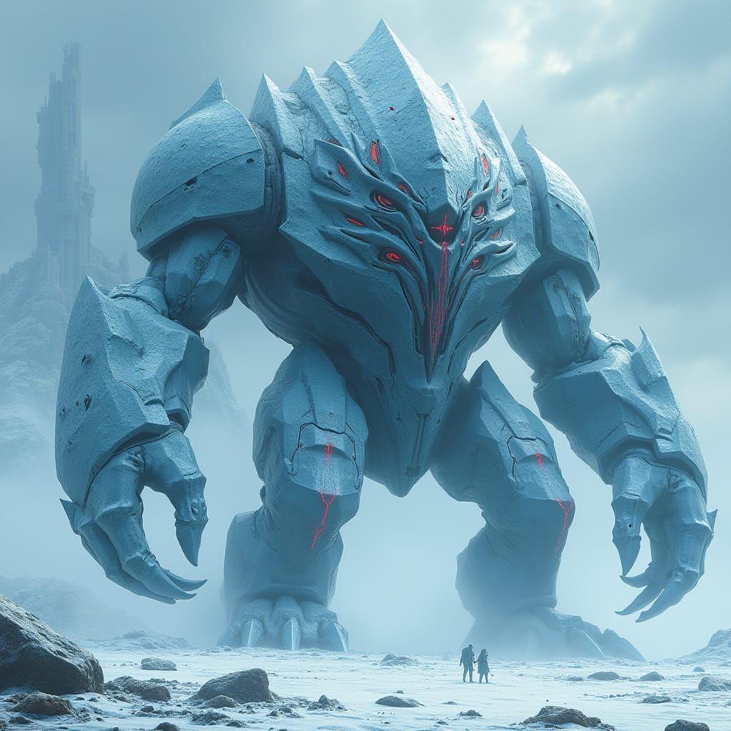 Glacial Monarch of Brutal Beauty