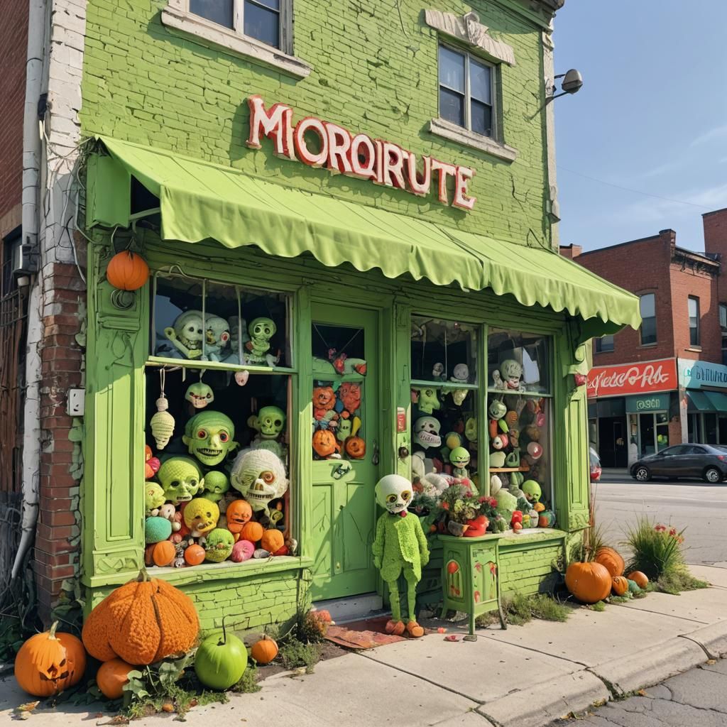 Surreal Pop Art Portrait in Vintage Lowbrow Style