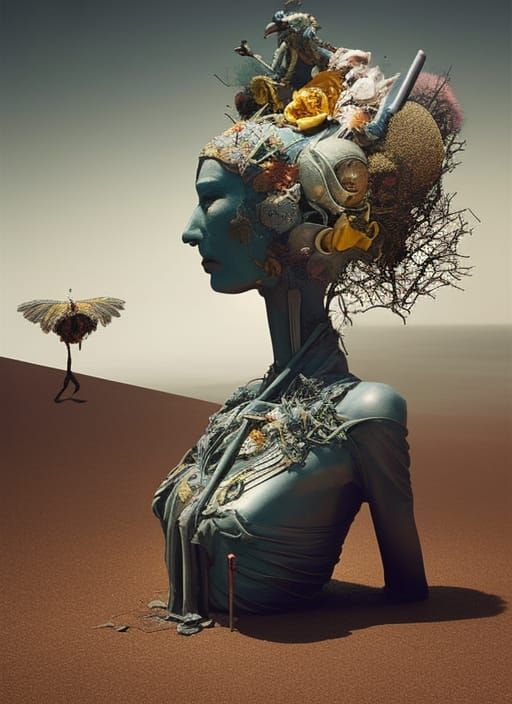 Surreal Dolls Conjure a Shaman in Dreamlike Photo