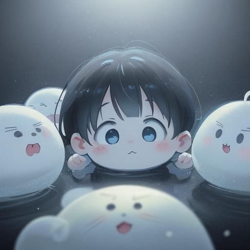 Chubby Cheeked Baby in Ultra-Realistic 3D Anime Art Style