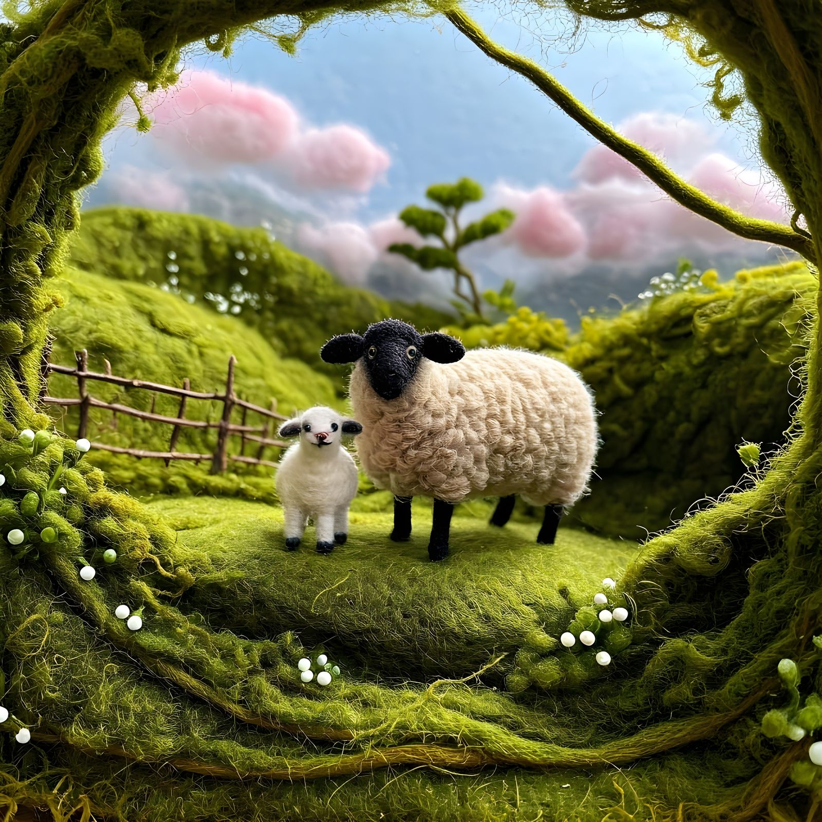 Woolen Wonderland with Leicestershire Sheep