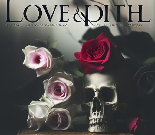 Gothic Album Art: Love and Death Skull