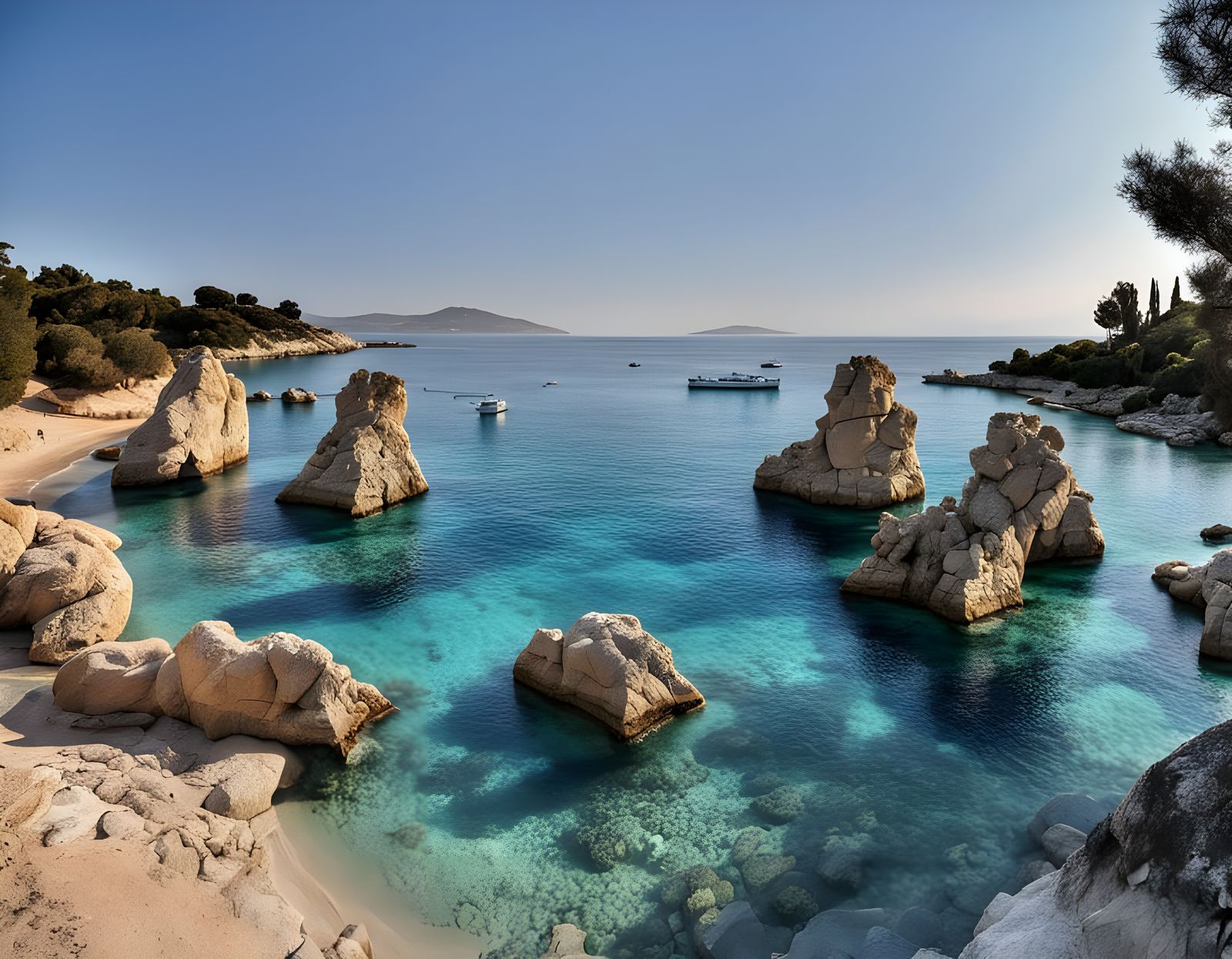 Surreal Cyprus Landscape Inspired by Dali