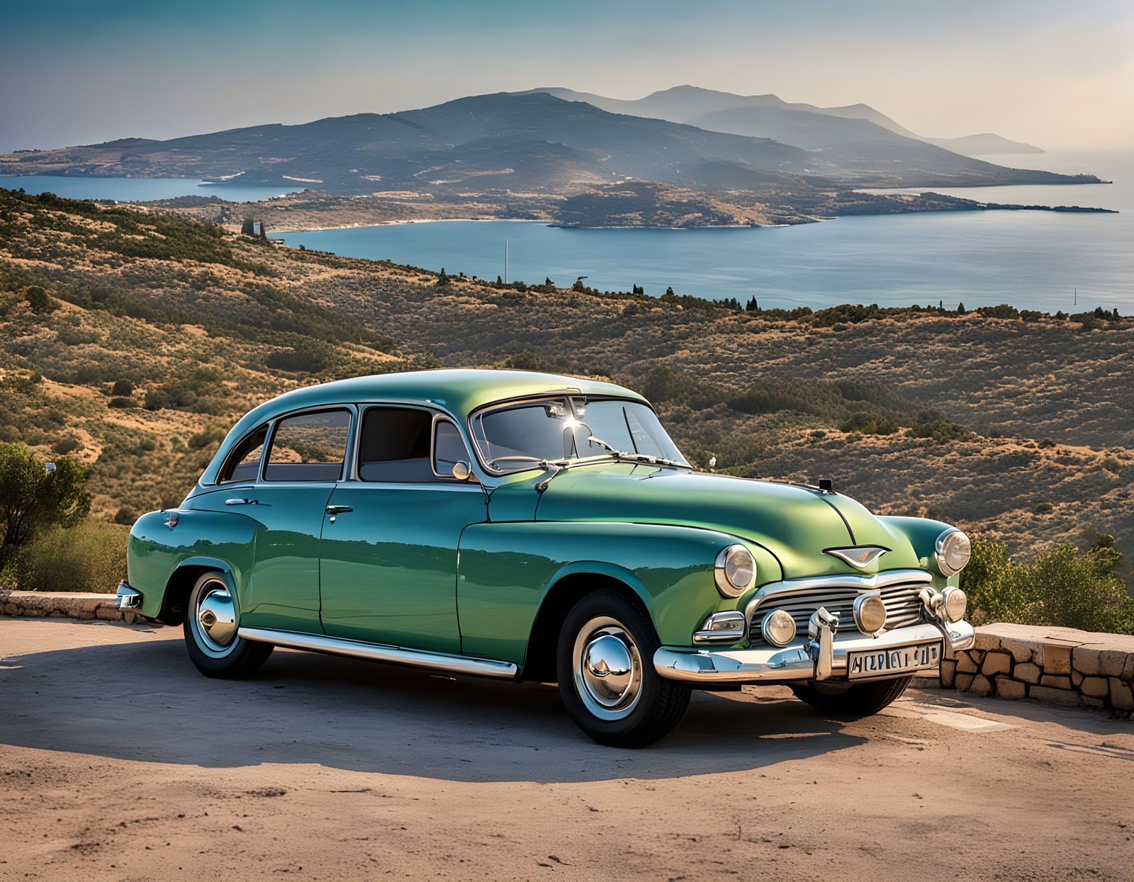 Surreal Cyprus Landscape Inspired by Dali