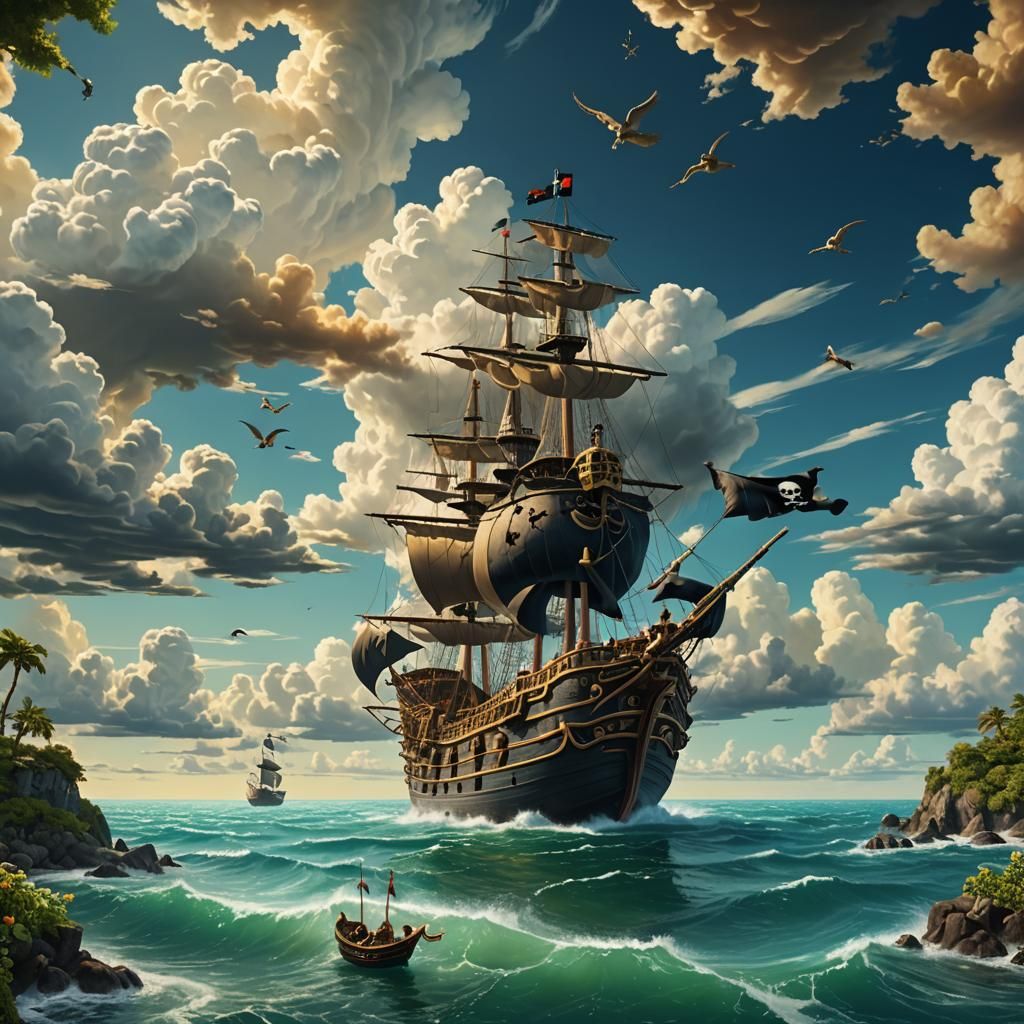 Hook's Ship First Arrive at NeverNeverLand