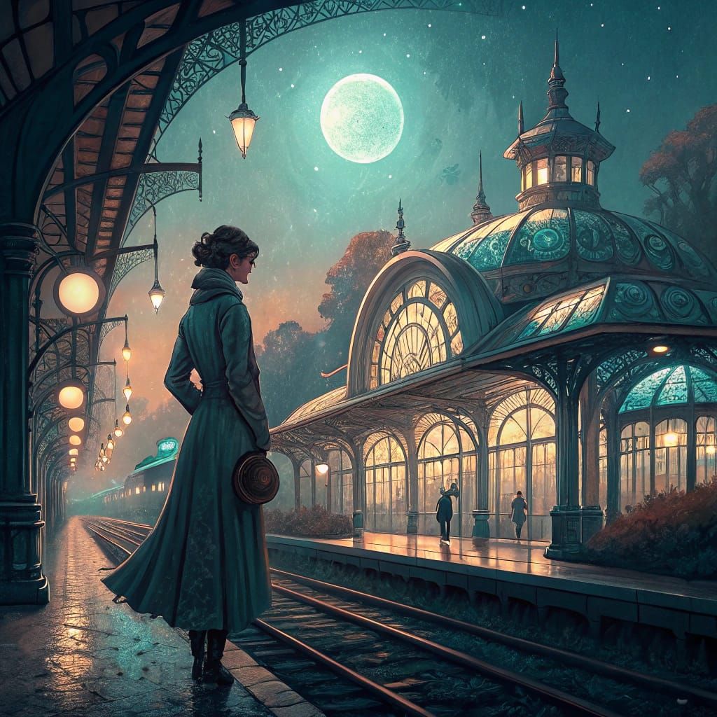 Terrapin Station: Art Nouveau Meets Cyberpunk