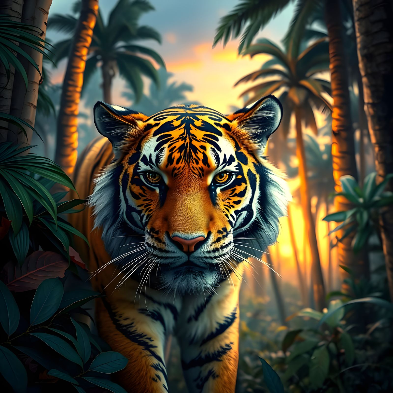 The Intense Look of a Tiger