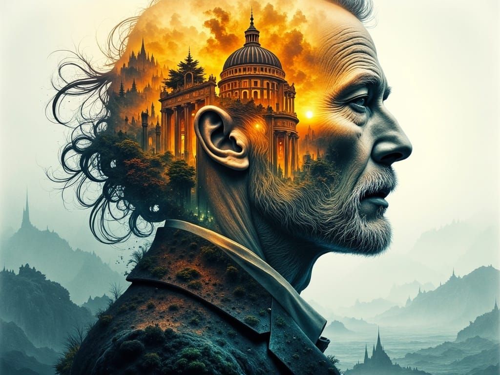 Dramatic Contrasts of a Whimsical Seascape