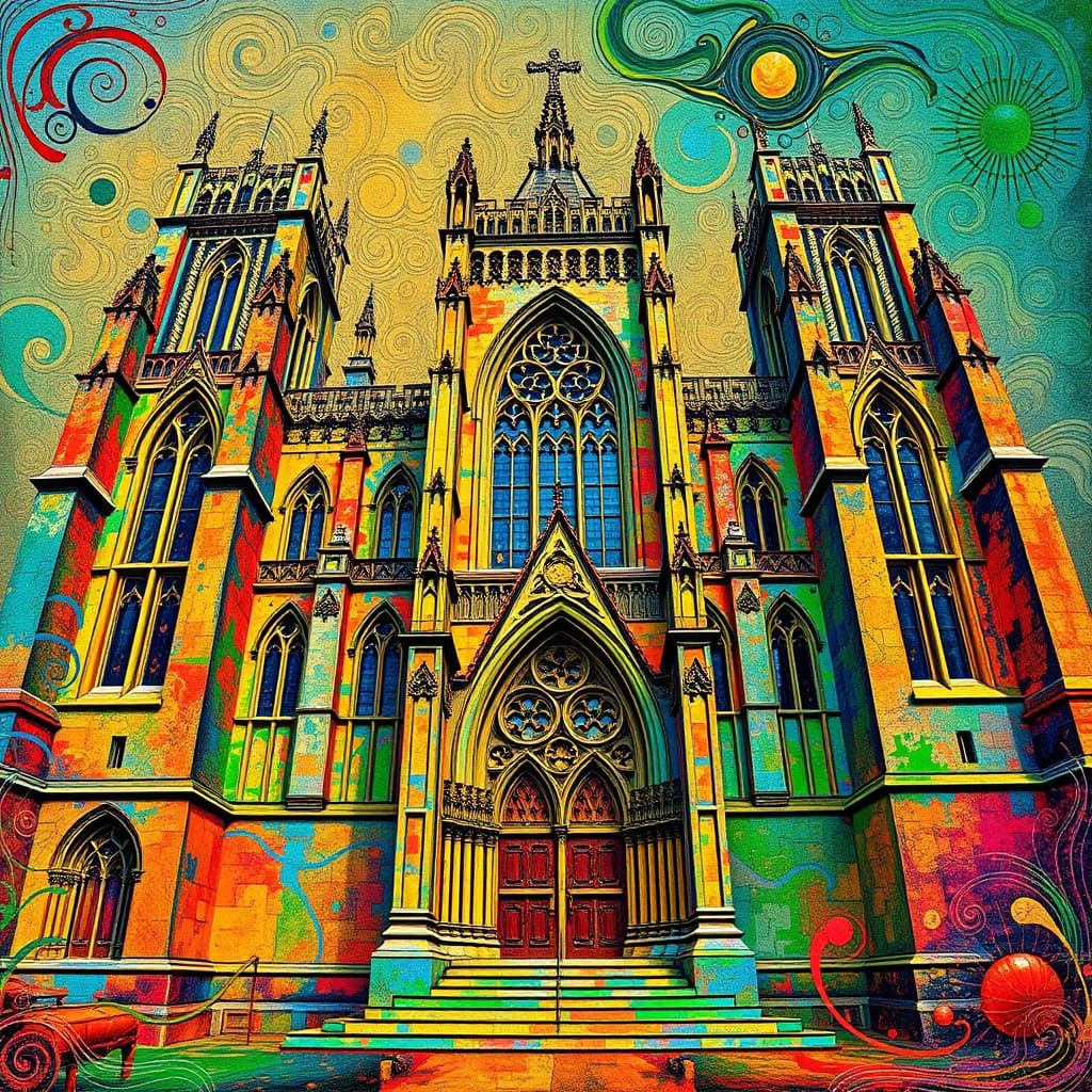 Bizarre Lincoln cathedral