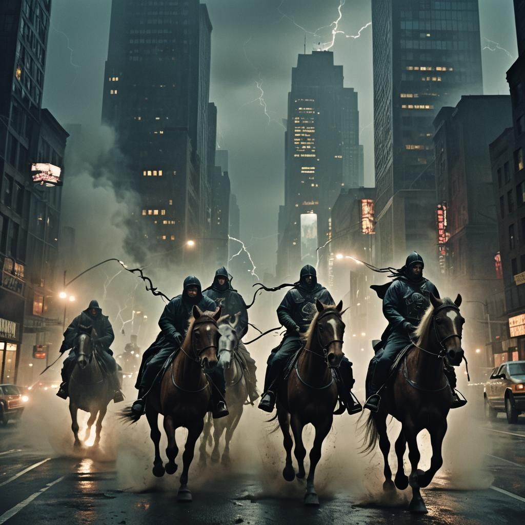 Three Horsemen Ride to Chaotic New York