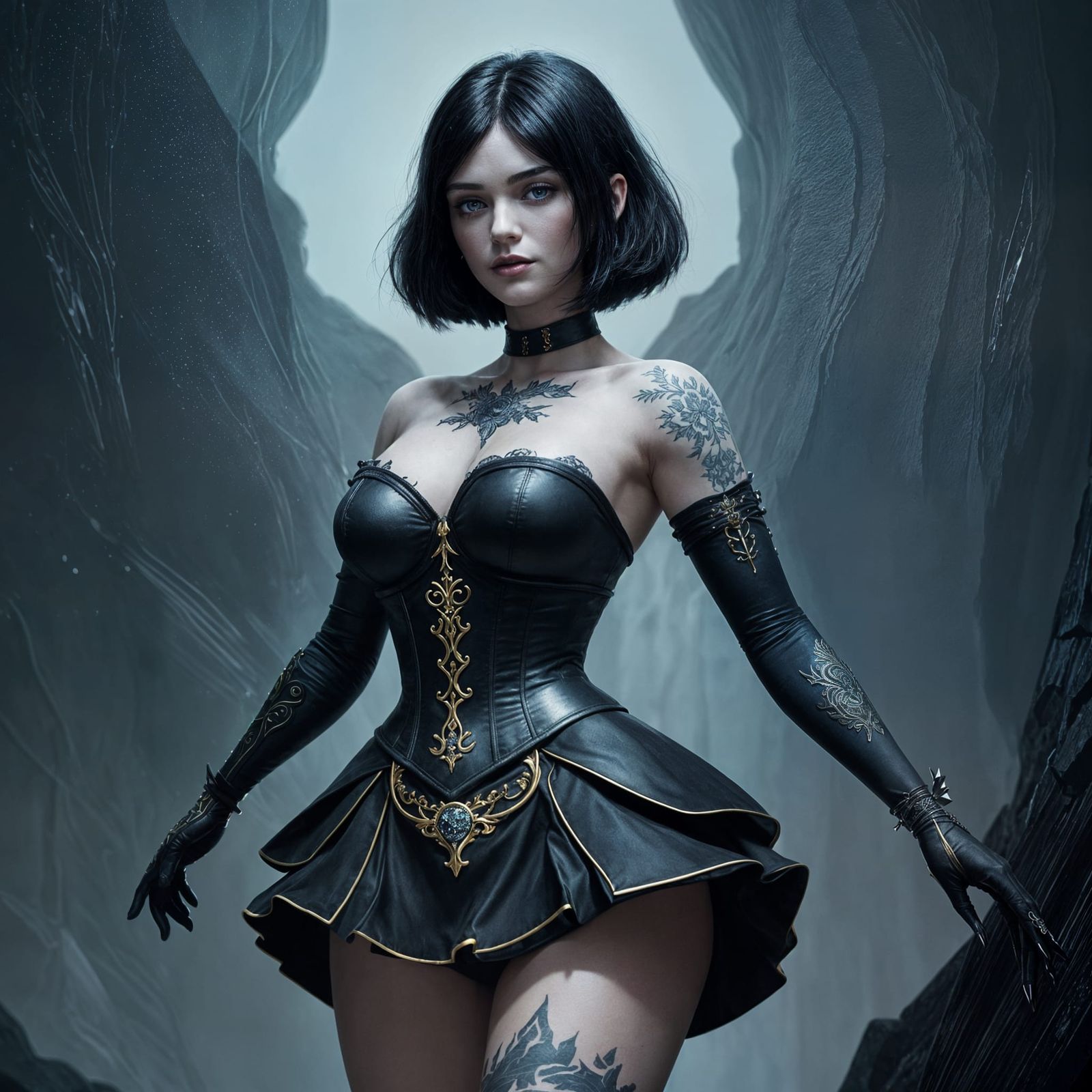 Heavy Metal Princess Snow White Portrait