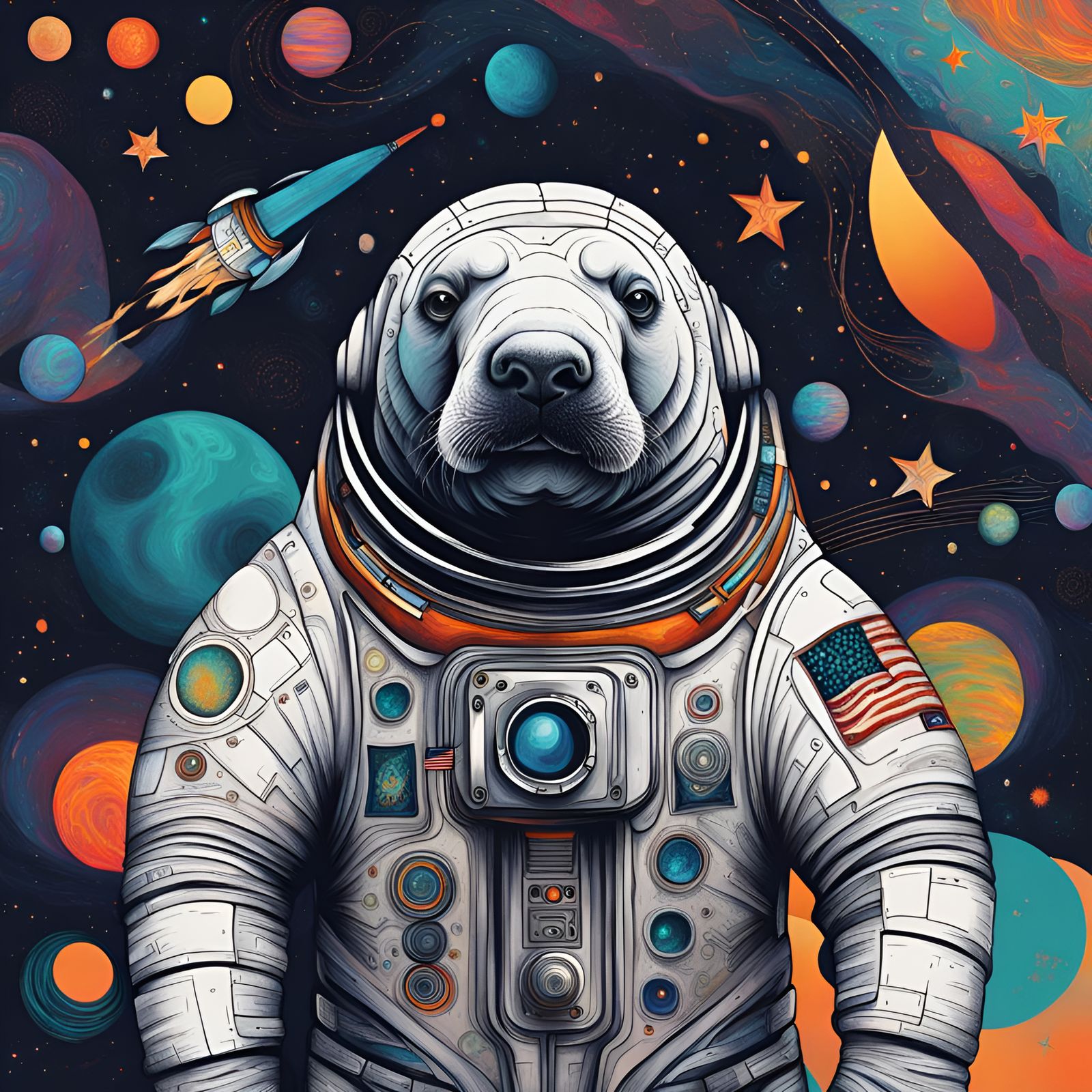 Manatee in Space