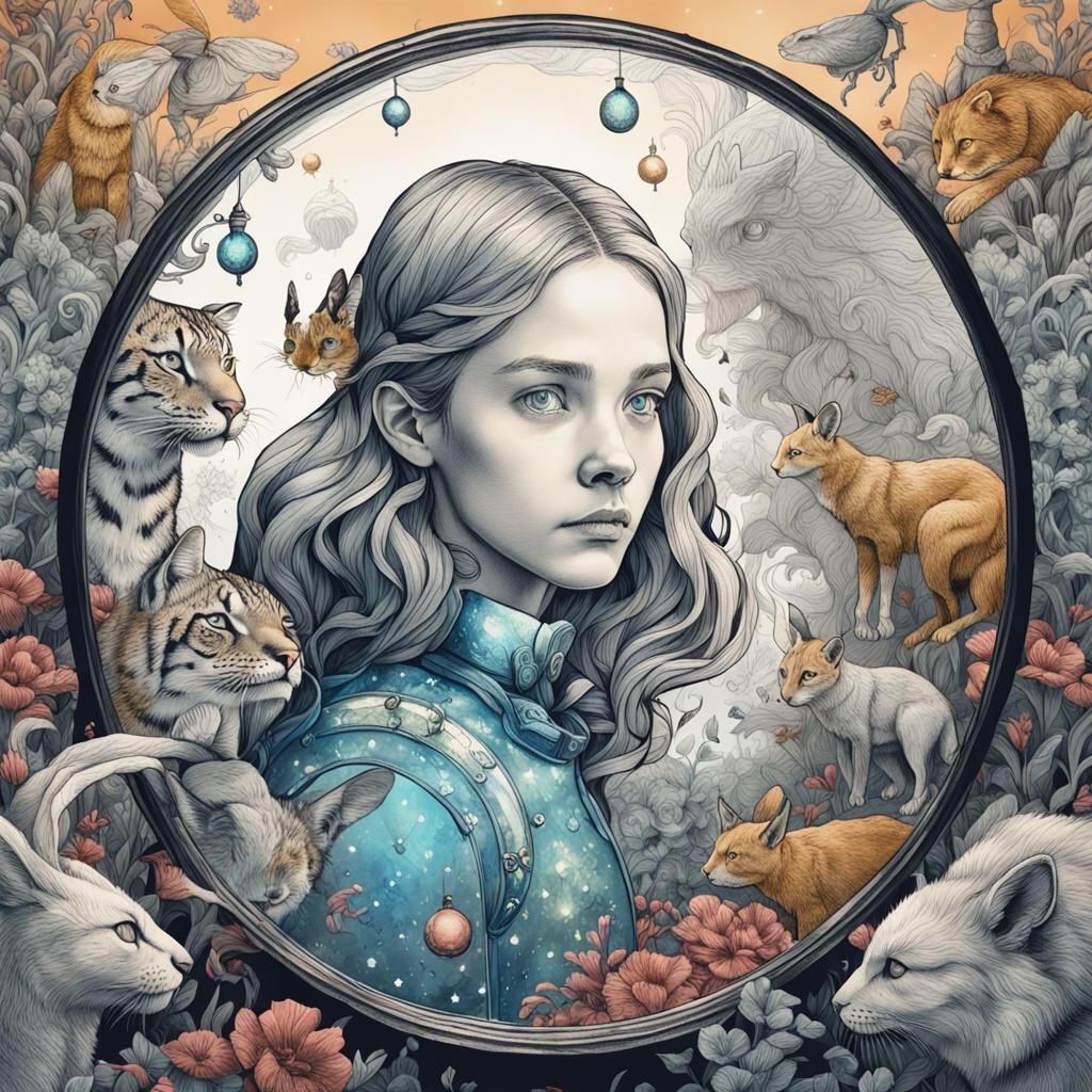 Alice's Hyperrealistic Discovery of a Magical World