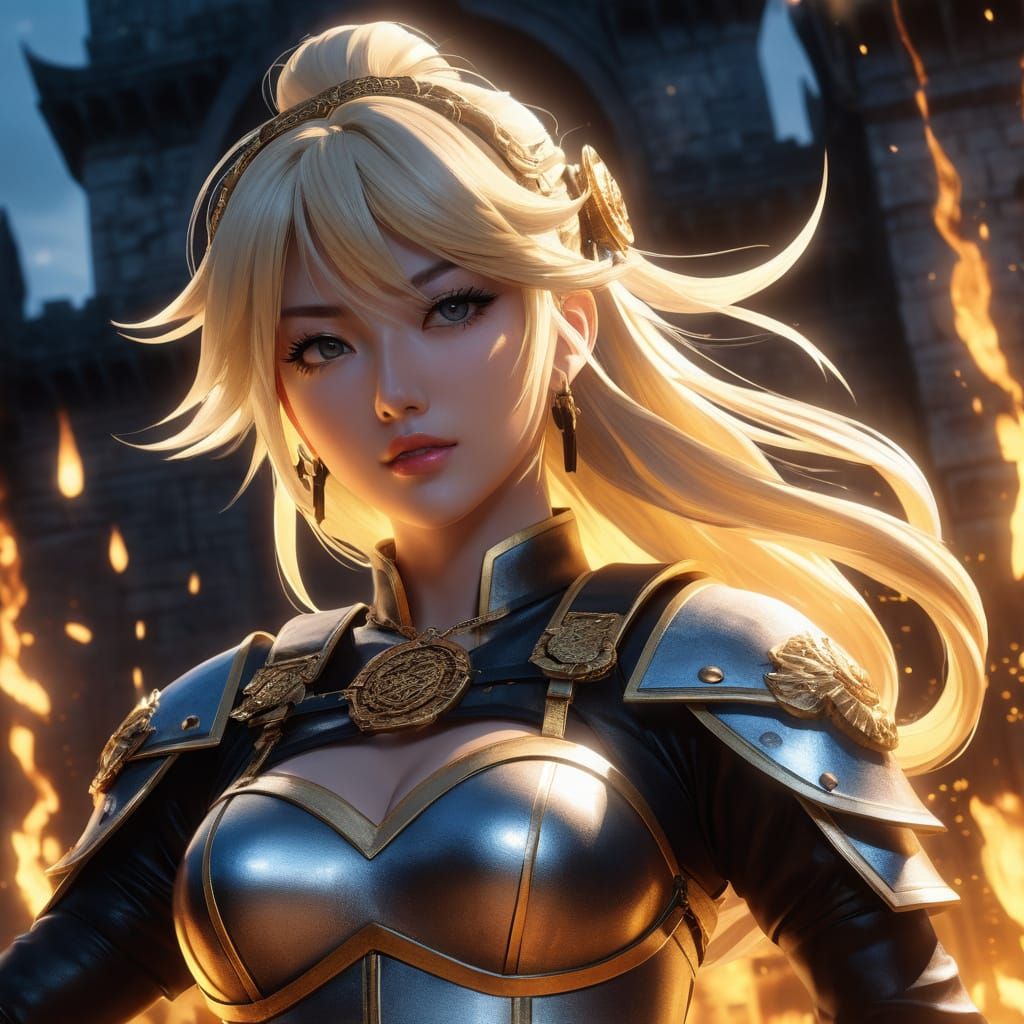 Anime-Inspired Masterpiece of Magical Girl Lucy Heartfilia